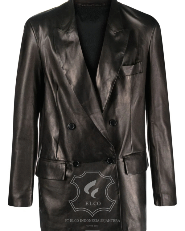 Jaket Kulit Pria Desain Jas - PJ 421