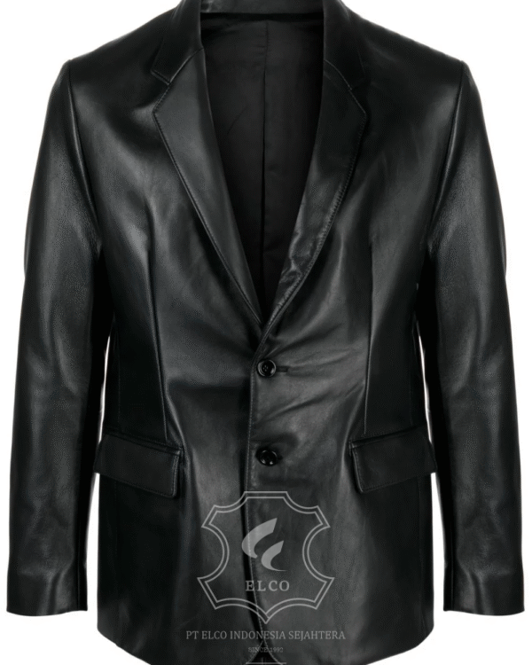 Jaket Kulit Pria Desain Jas - PJ 428