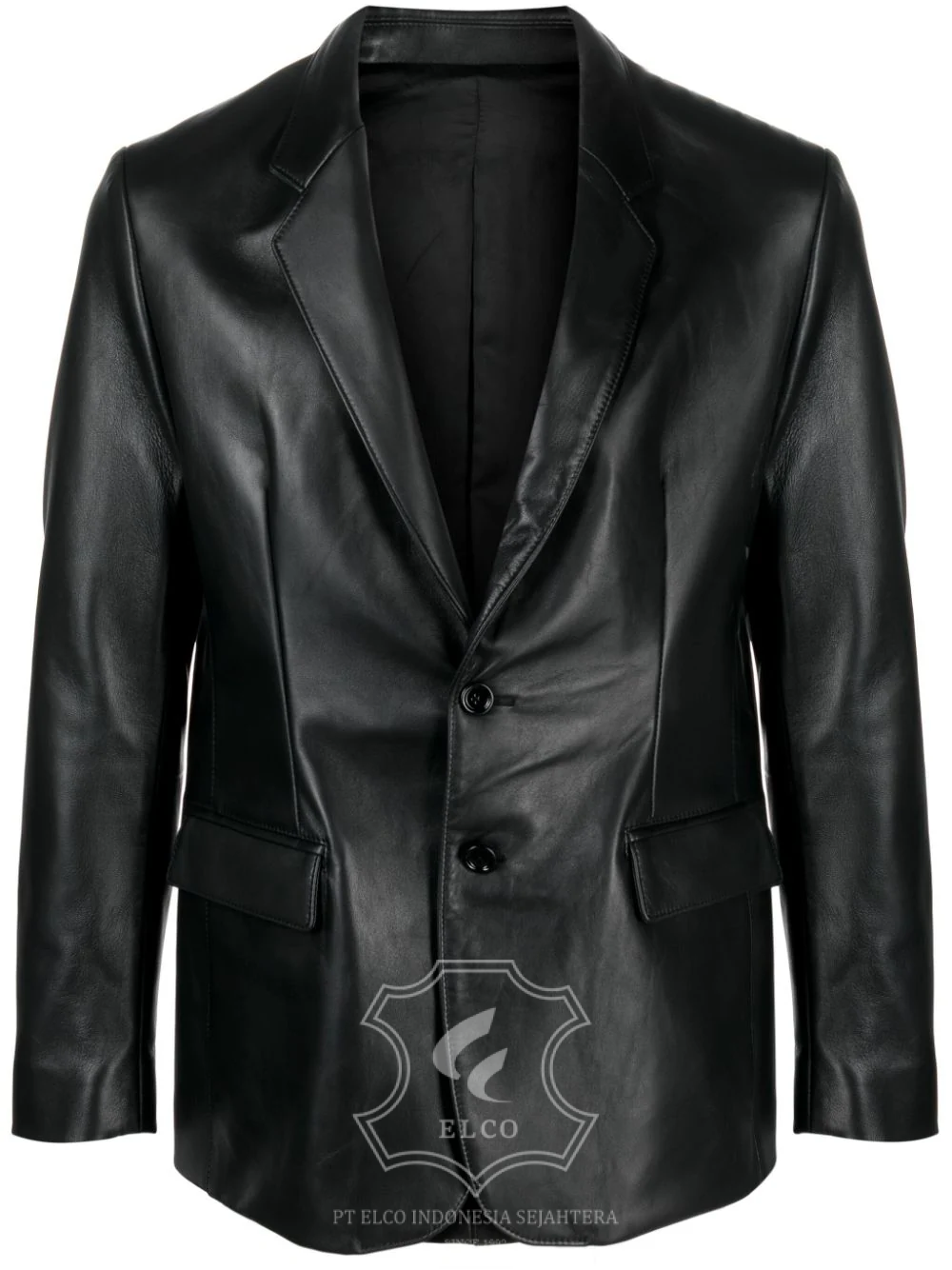 Jaket Kulit Pria Desain Jas - PJ 428