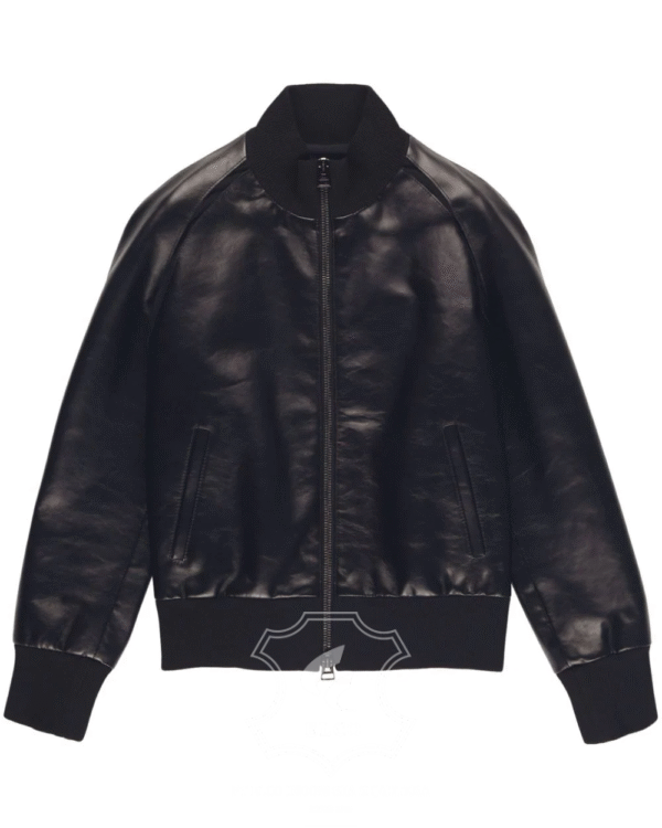 Jaket Kulit Wanita Desain Bomber - WCB 427
