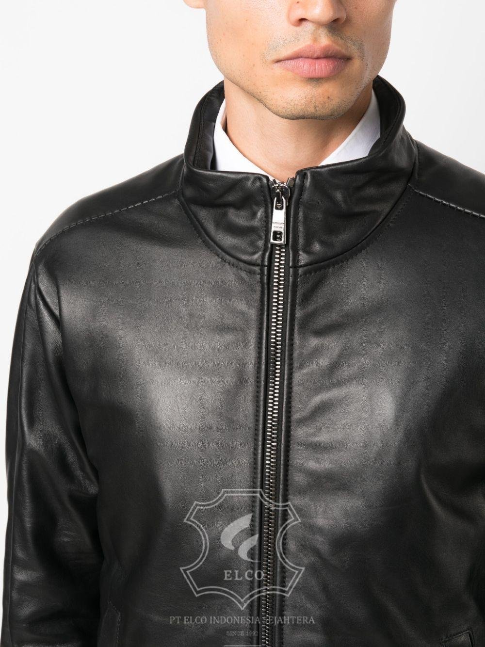 Jaket Kulit Pria Desain Casual - PC 434 - Gambar 4