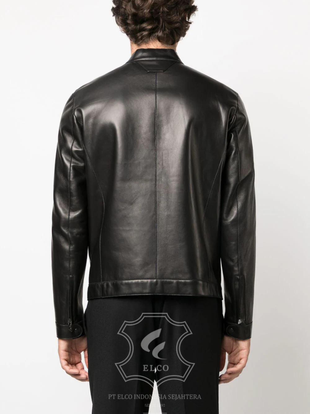 Jaket Kulit Pria Desain Casual - PC 427 - Gambar 4