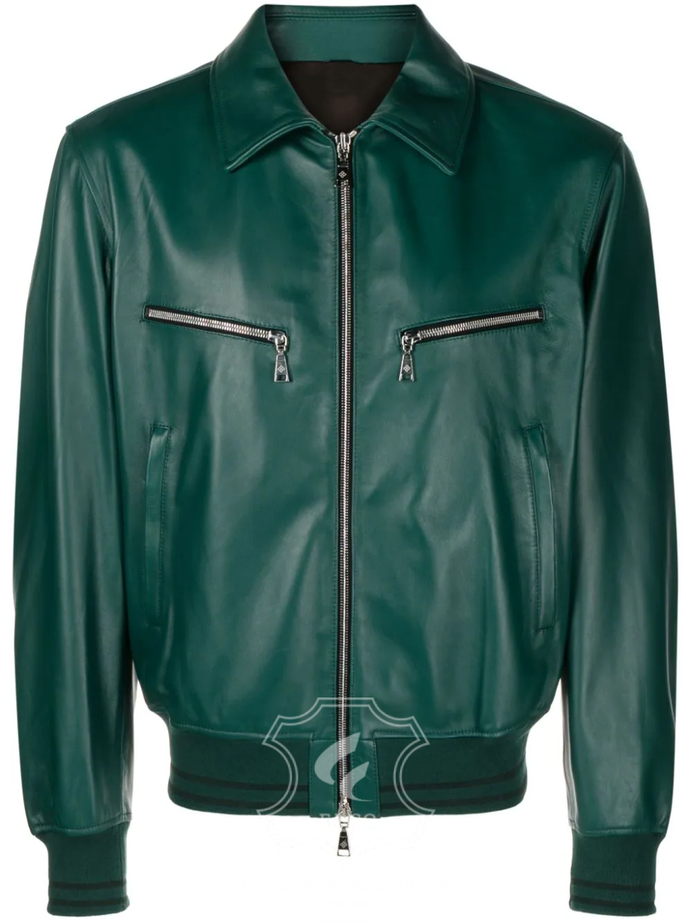 Jaket Kulit Pria Desain Bomber - PCB 440