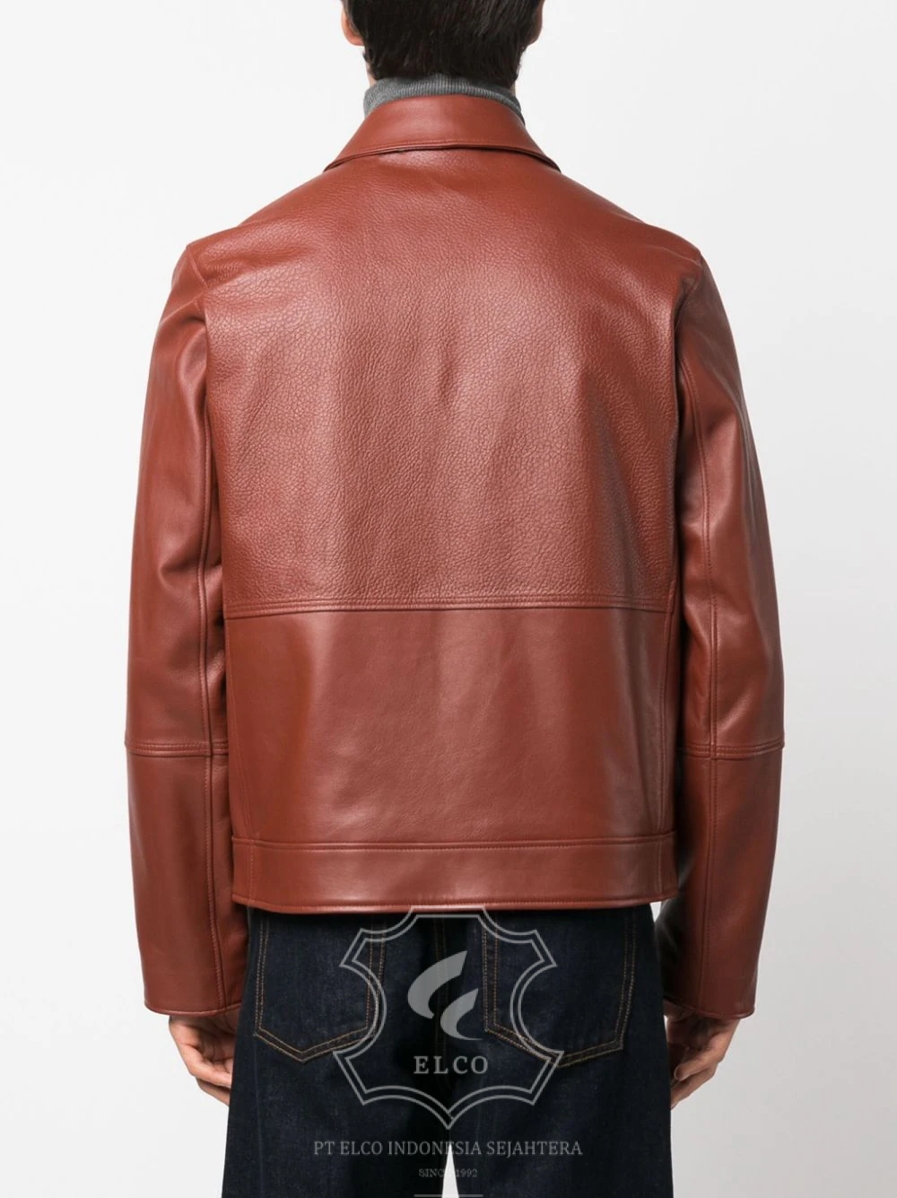 Jaket Kulit Pria Desain Formal - PF 423 - Gambar 4