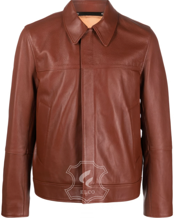 Jaket Kulit Pria Desain Formal - PF 423