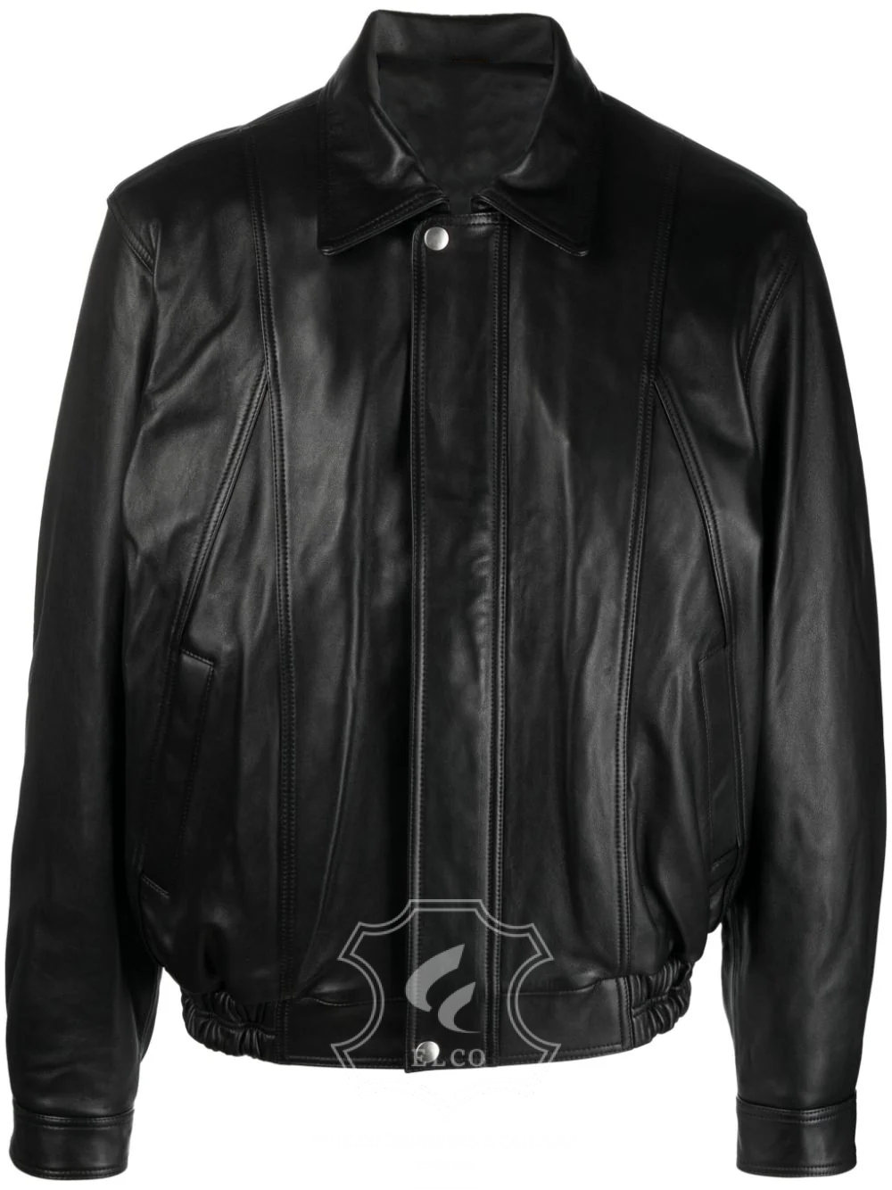 Jaket Kulit Pria Desain Bomber - PCB 438