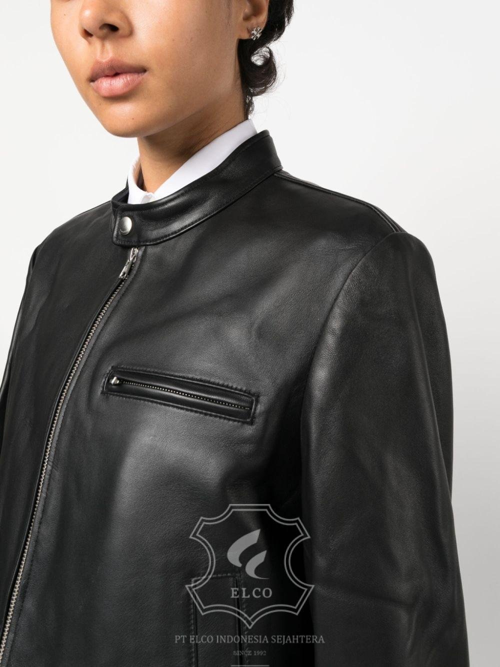 Jaket Kulit Wanita Desain Casual - WC 417 - Gambar 5