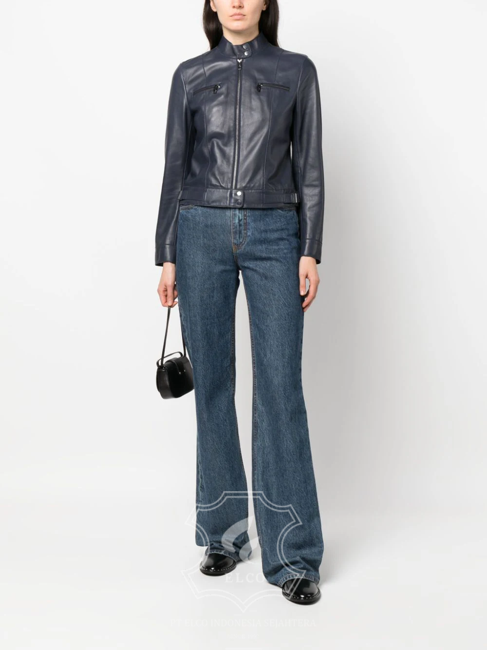 Jaket Kulit Wanita Desain Casual - WC 419 - Gambar 2