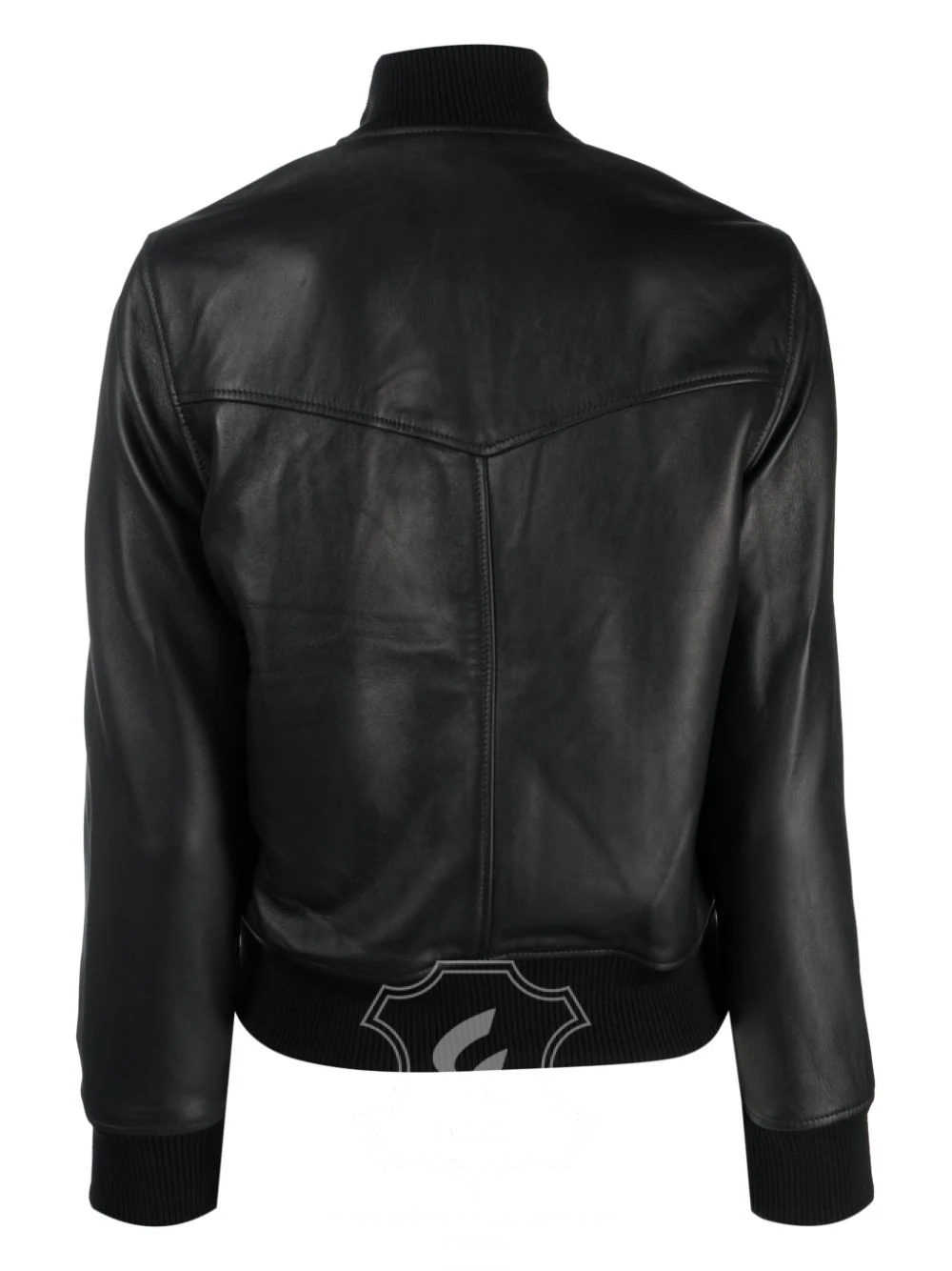 Jaket Kulit Wanita Desain Bomber - WCB 425 - Gambar 2