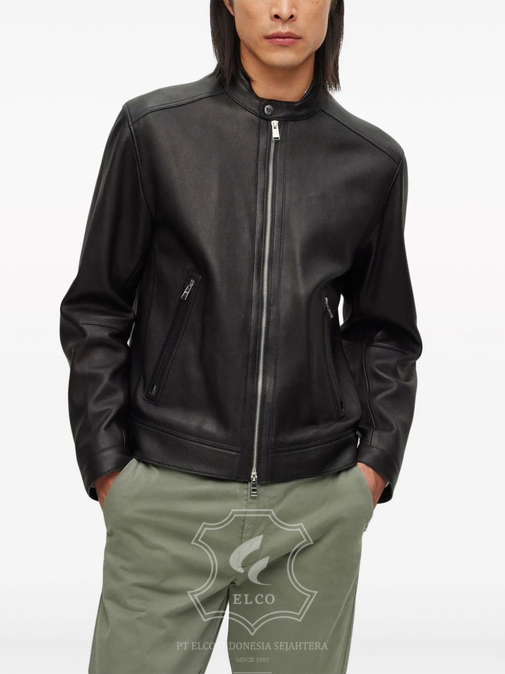 Jaket Kulit Pria Desain Casual - PC 426 - Gambar 3