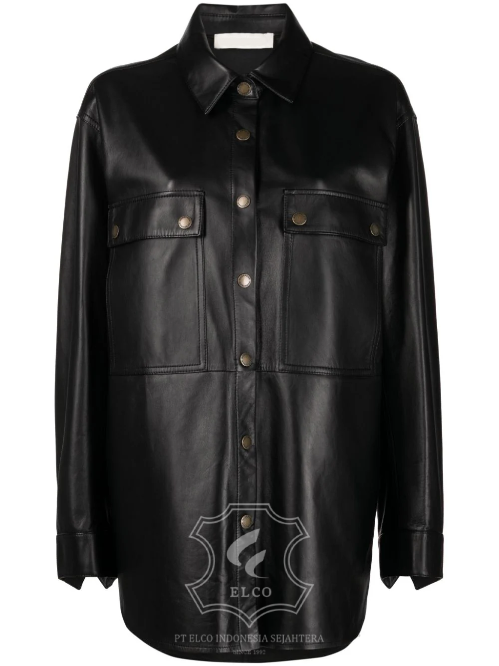 Jaket Kulit Wanita Desain Jas - WJ 422