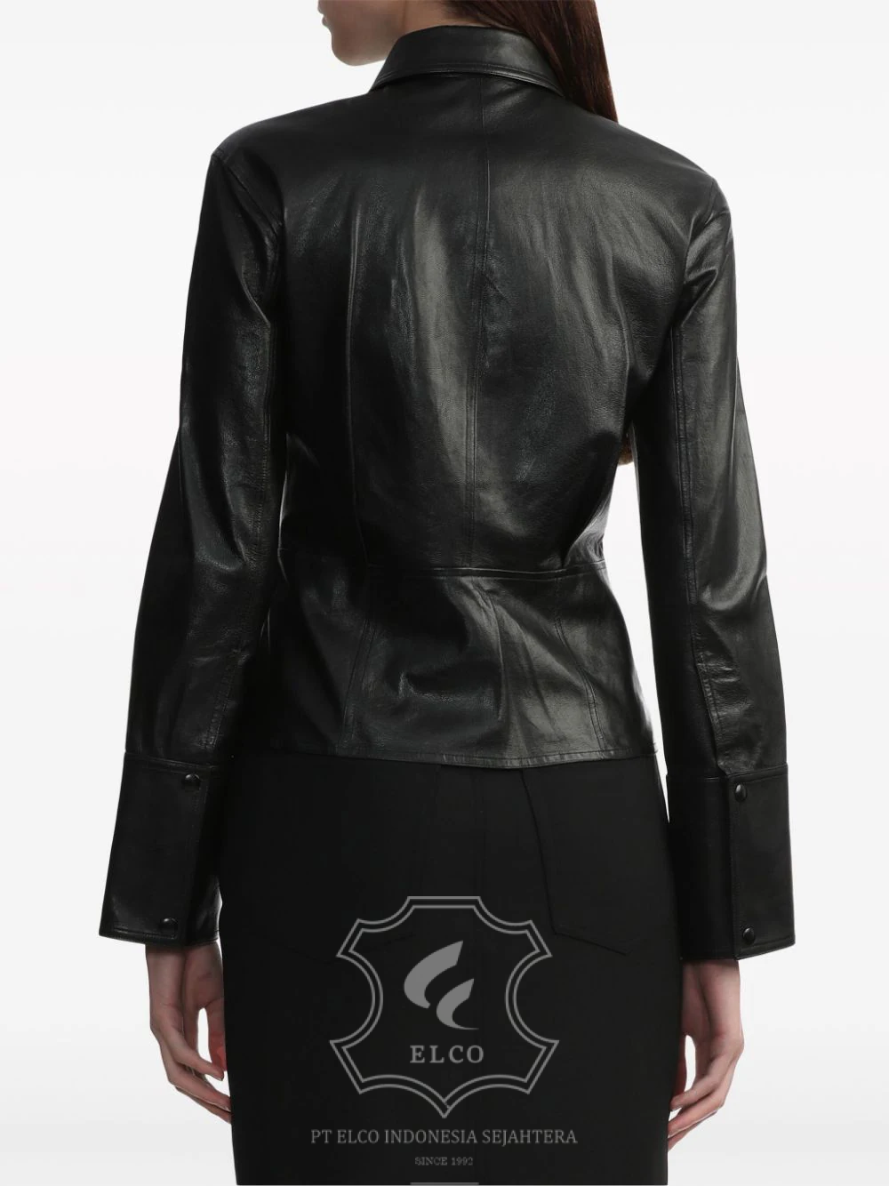 Jaket Kulit Wanita Desain Formal - WF 420 - Gambar 4