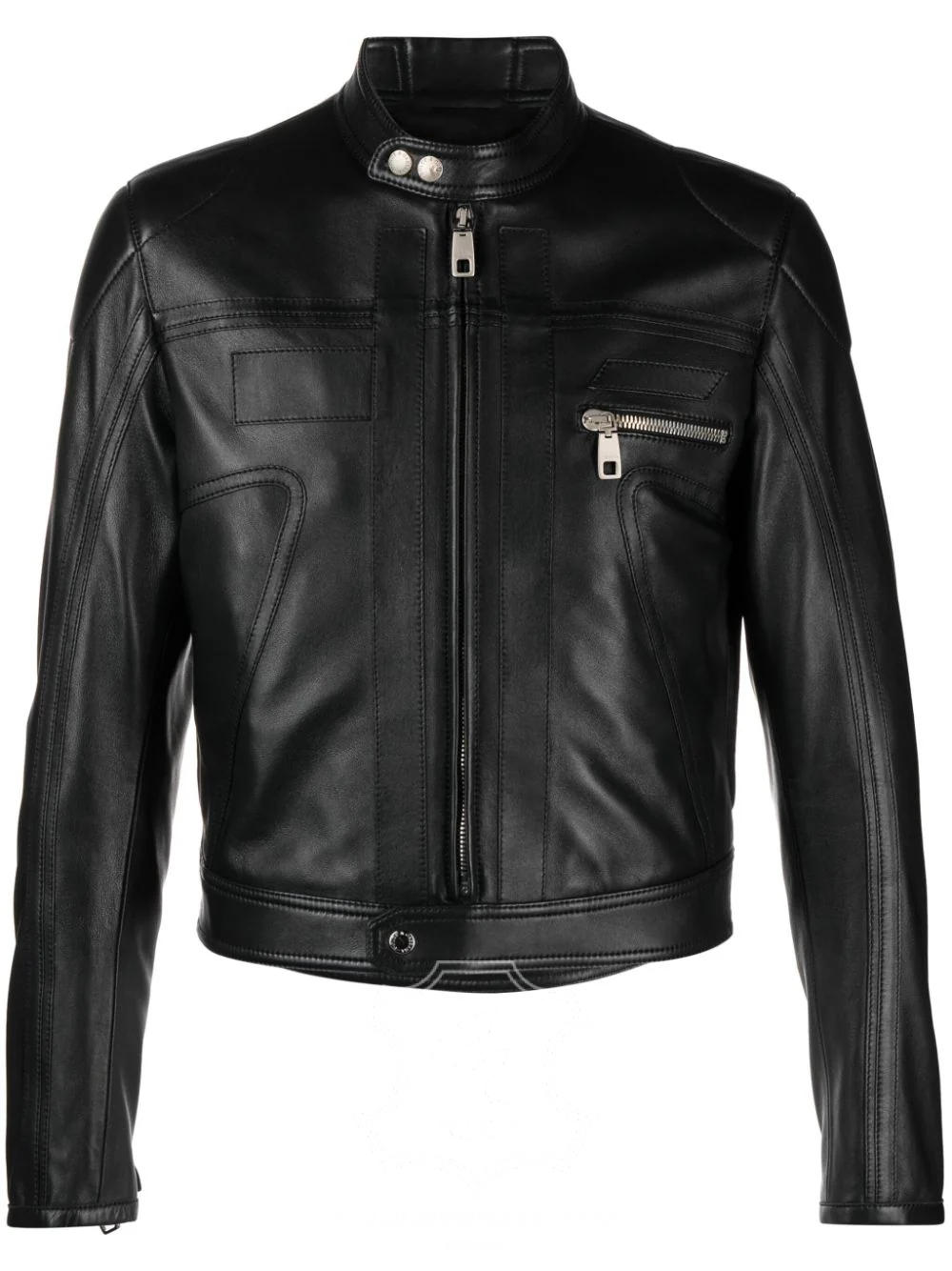 Jaket Kulit Pria Desain Biker - PB 419