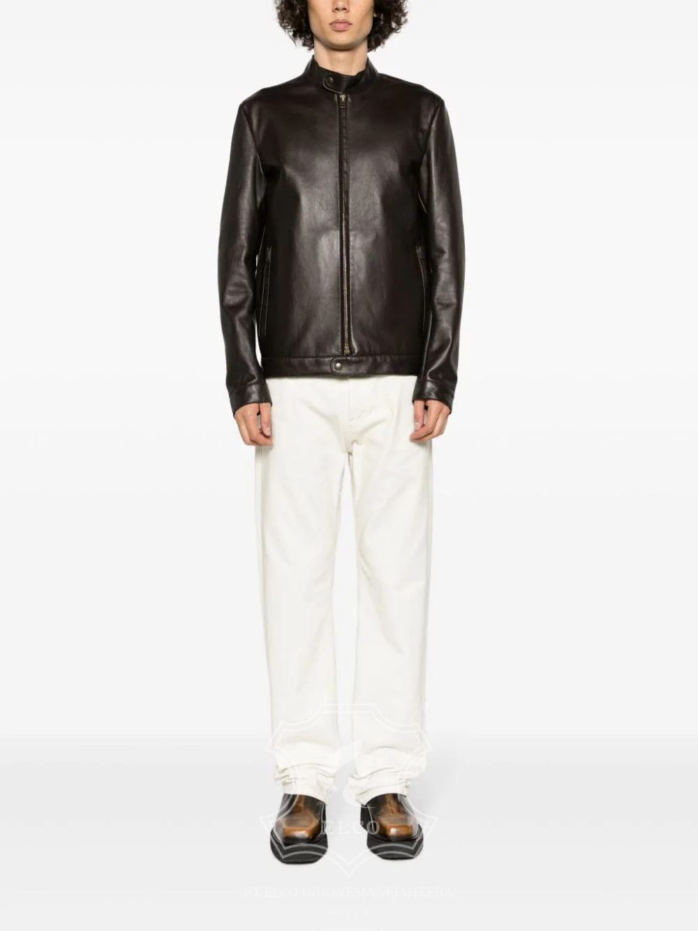 Jaket Kulit Pria Desain Casual - PC 447 - Gambar 2