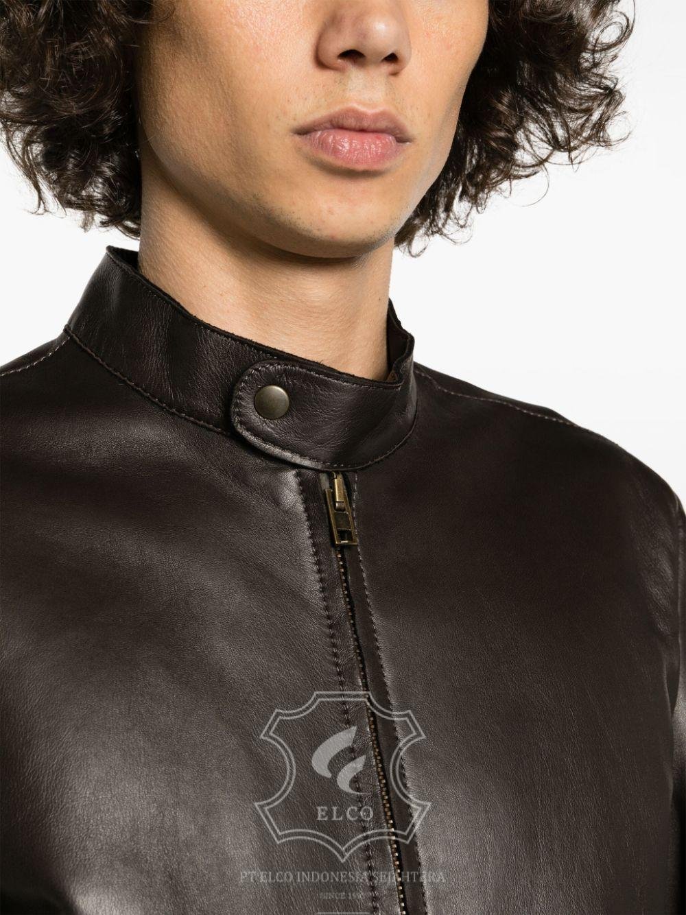 Jaket Kulit Pria Desain Casual - PC 447 - Gambar 4