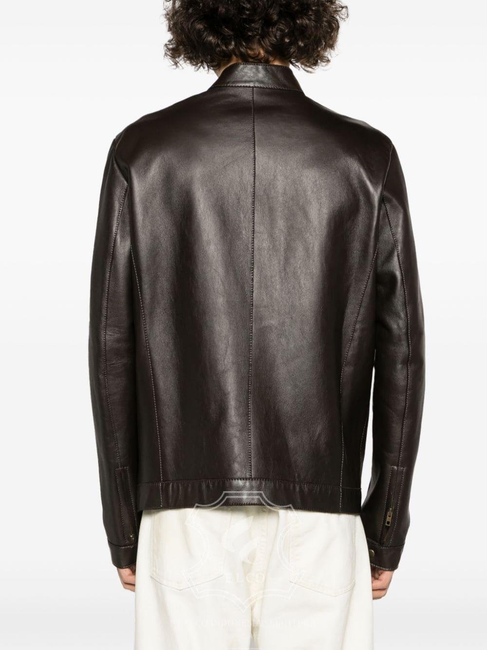 Jaket Kulit Pria Desain Casual - PC 447 - Gambar 5