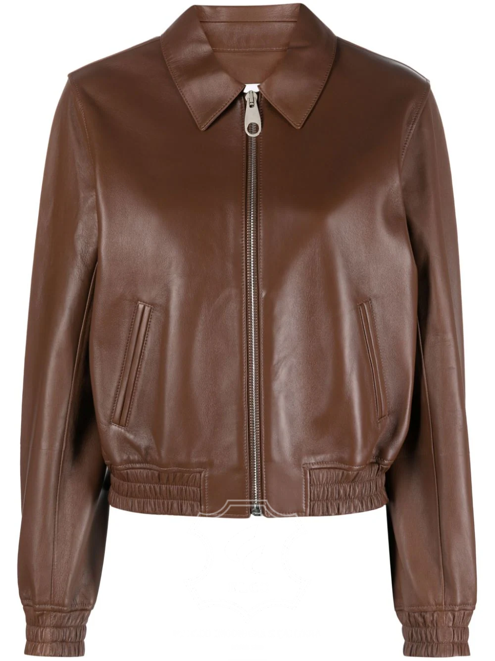 Jaket Kulit Wanita Desain Bomber - WCB 426