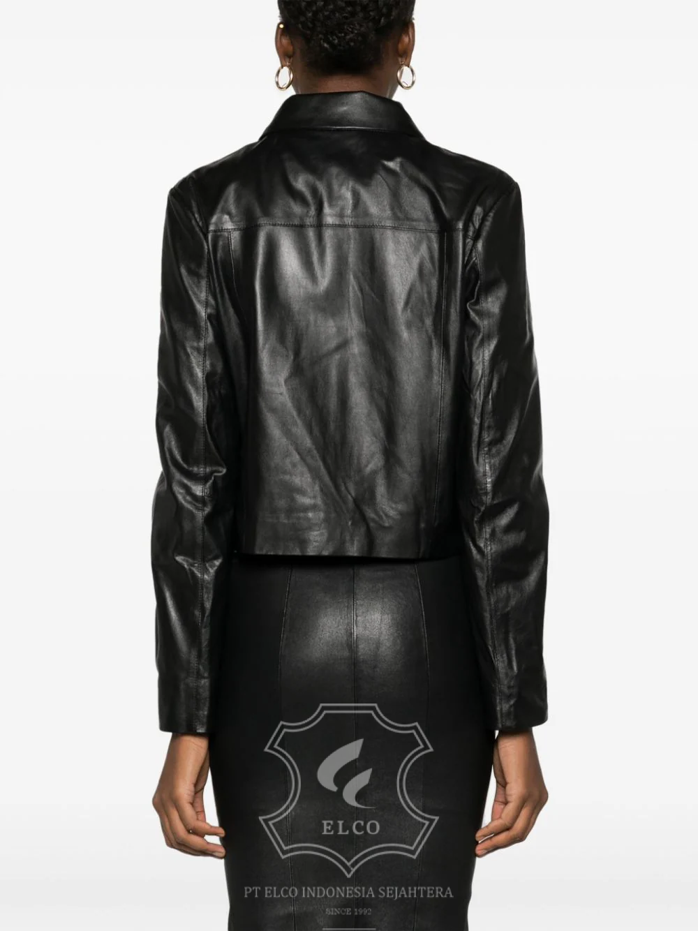 Jaket Kulit Wanita Desain Formal - WF 418 - Gambar 4