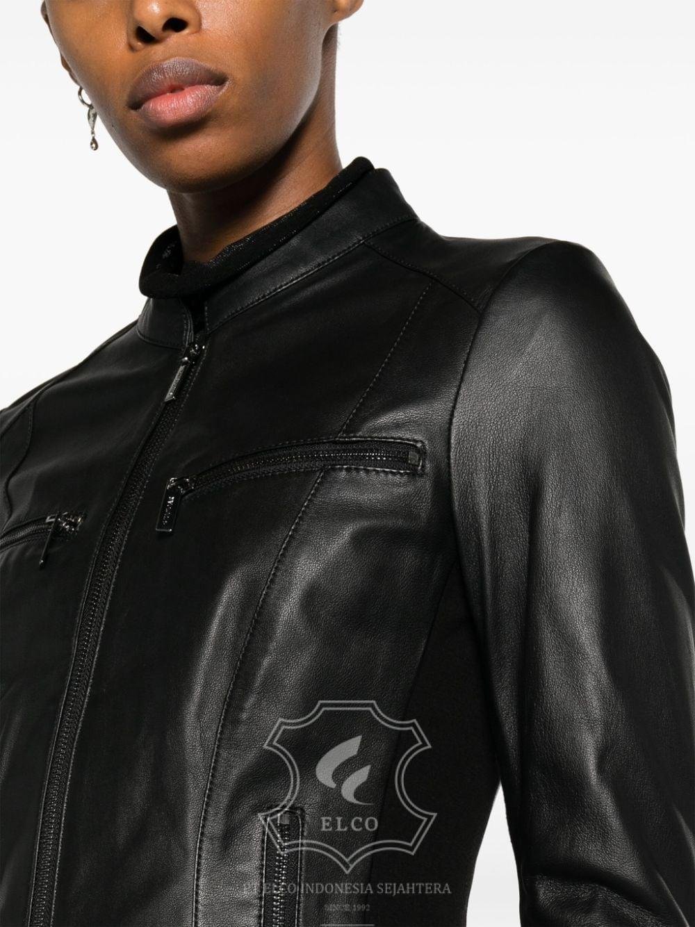 Jaket Kulit Wanita Desain Casual - WC 418 - Gambar 4