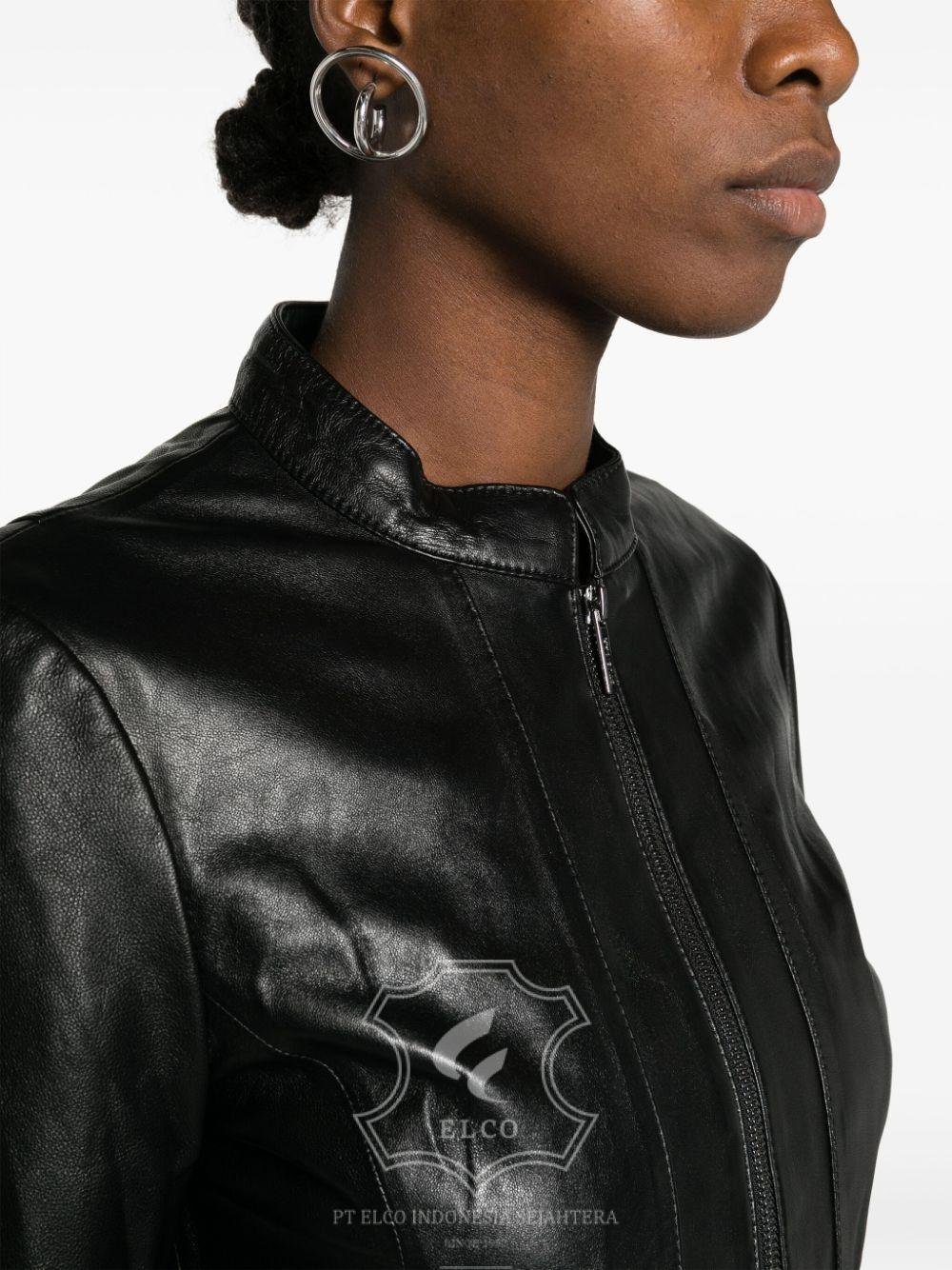 Jaket Kulit Wanita Desain Casual - WC 413 - Gambar 5
