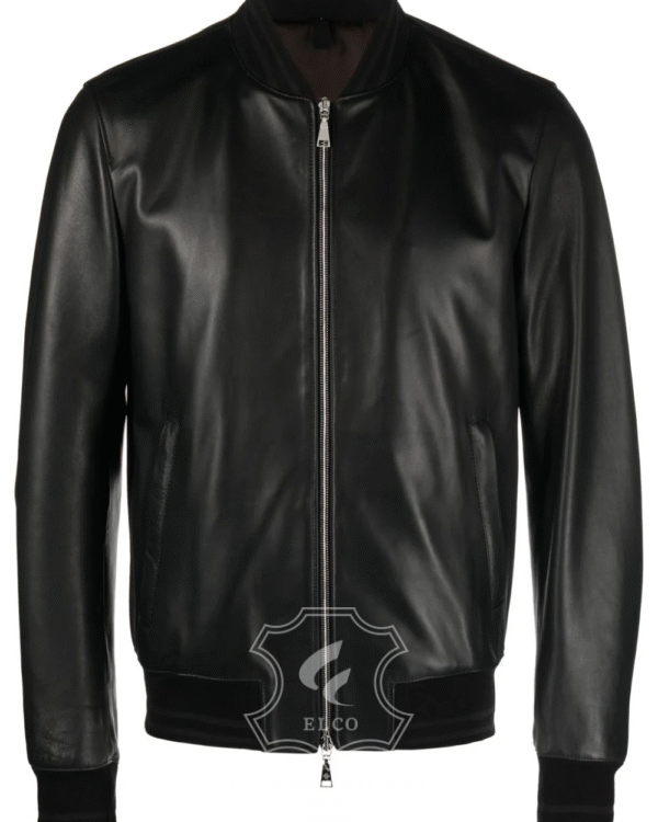 Jaket Kulit Pria Desain Bomber - PCB 428