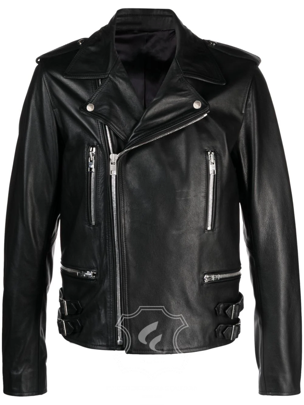 Jaket Kulit Pria Desain Serong - PS 415