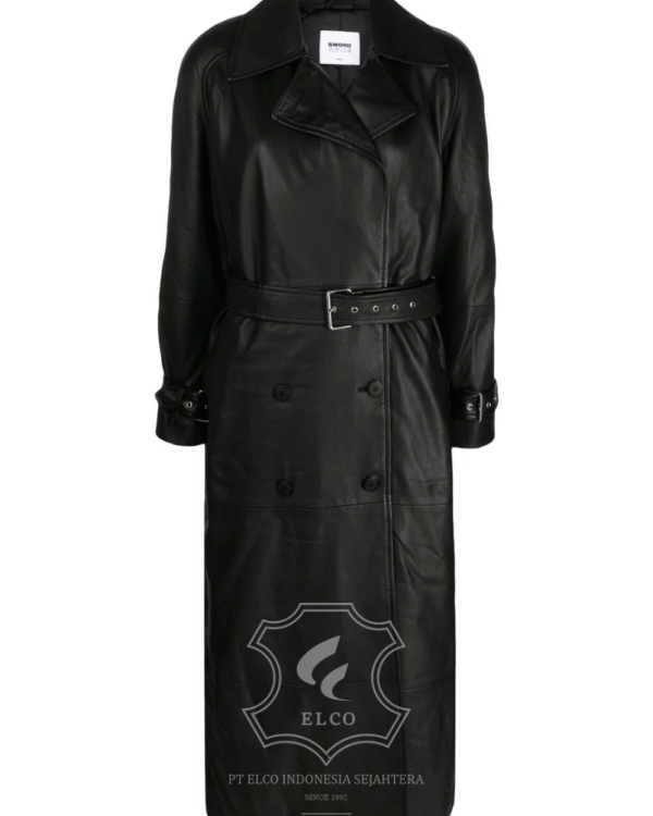 Jaket Kulit Wanita Desain Jas - WJ 436