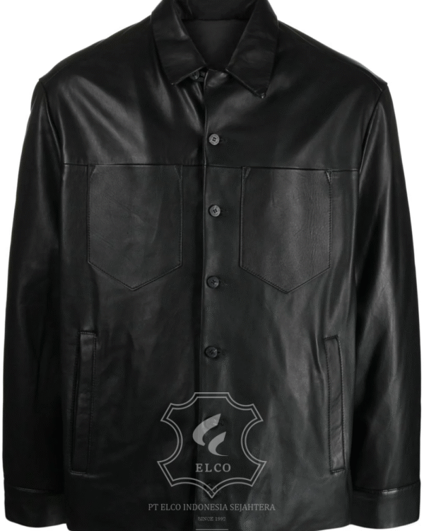 Jaket Kulit Pria Desain Formal - PF 422