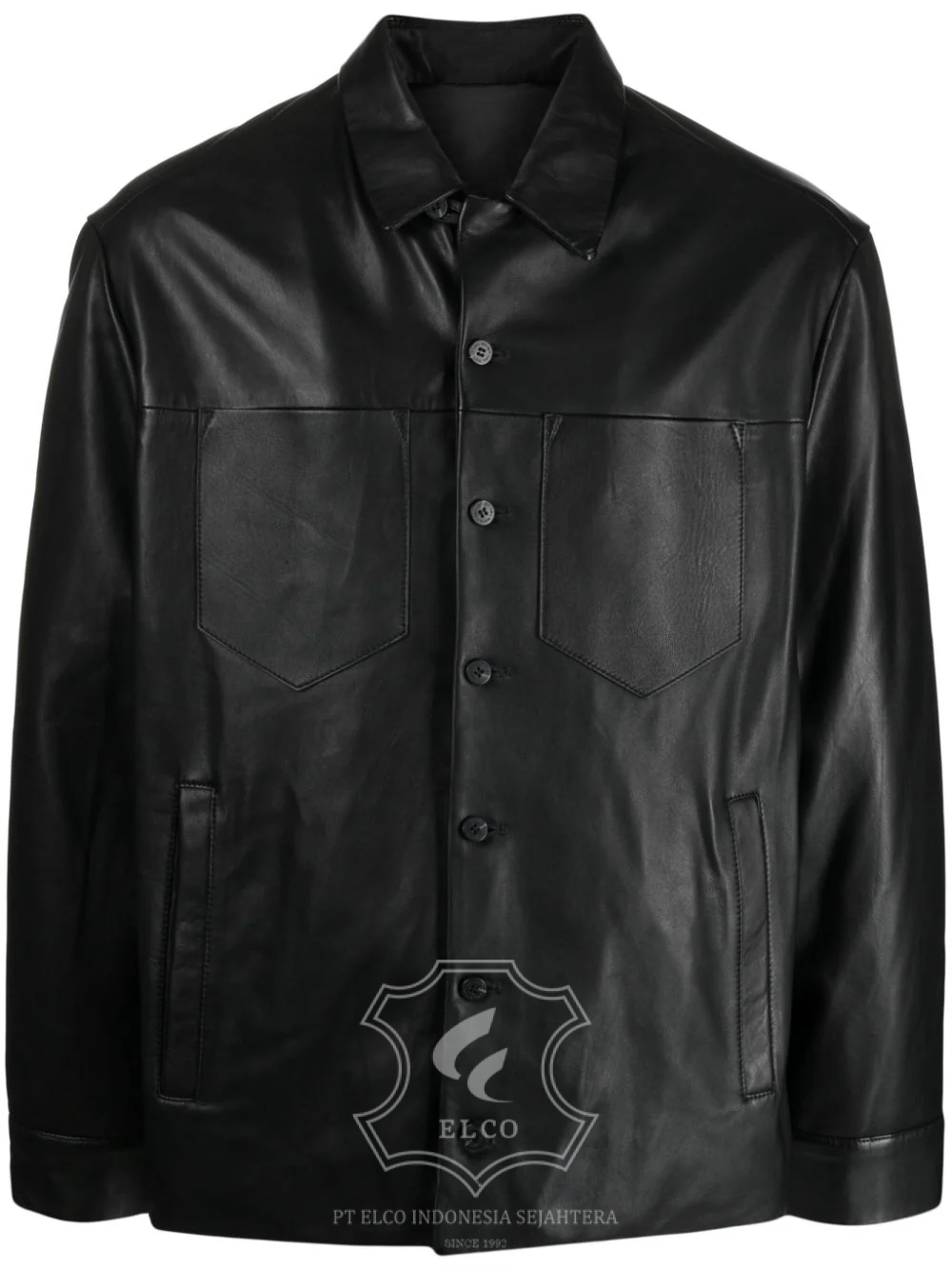 Jaket Kulit Pria Desain Formal - PF 422