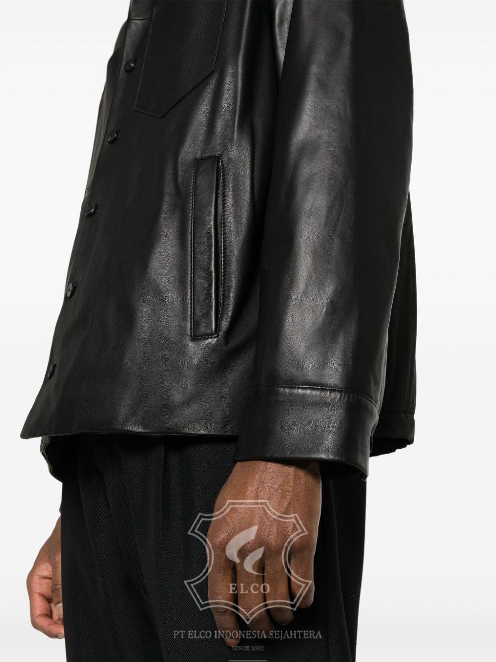 Jaket Kulit Pria Desain Formal - PF 422 - Gambar 5