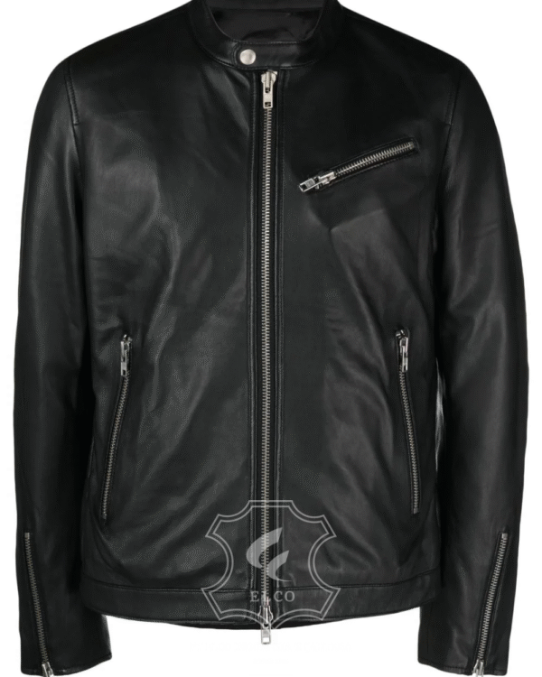 Jaket Kulit Pria Desain Casual - PC 444