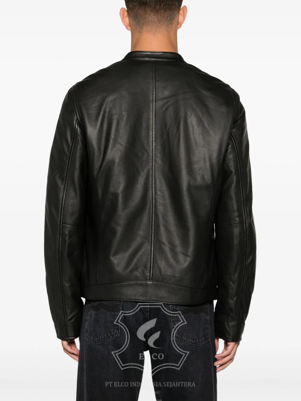 Jaket Kulit Pria Desain Casual - PC 444 - Gambar 5