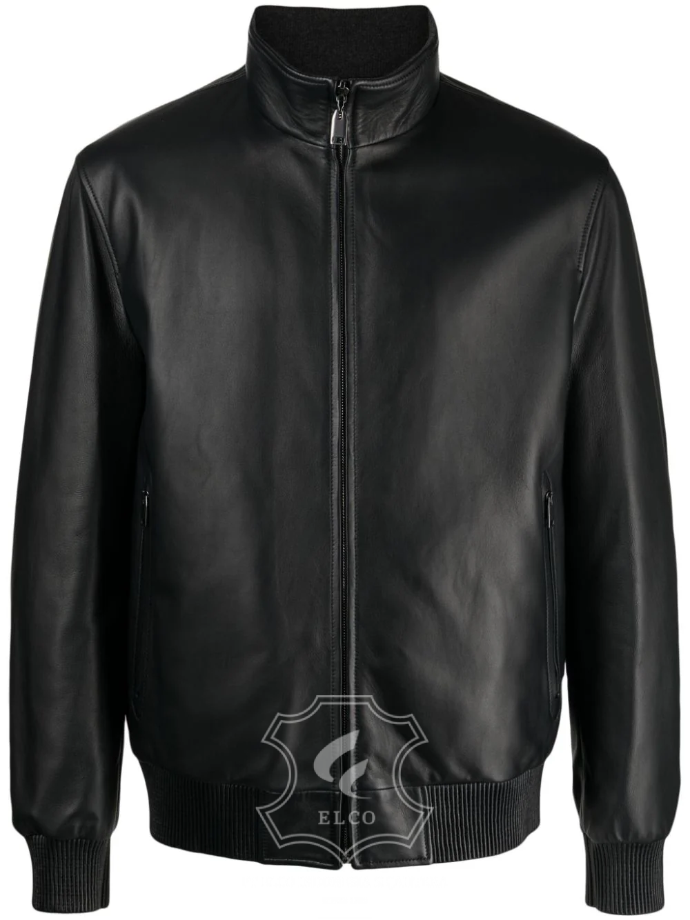 Jaket Kulit Pria Desain Bomber - PCB 434