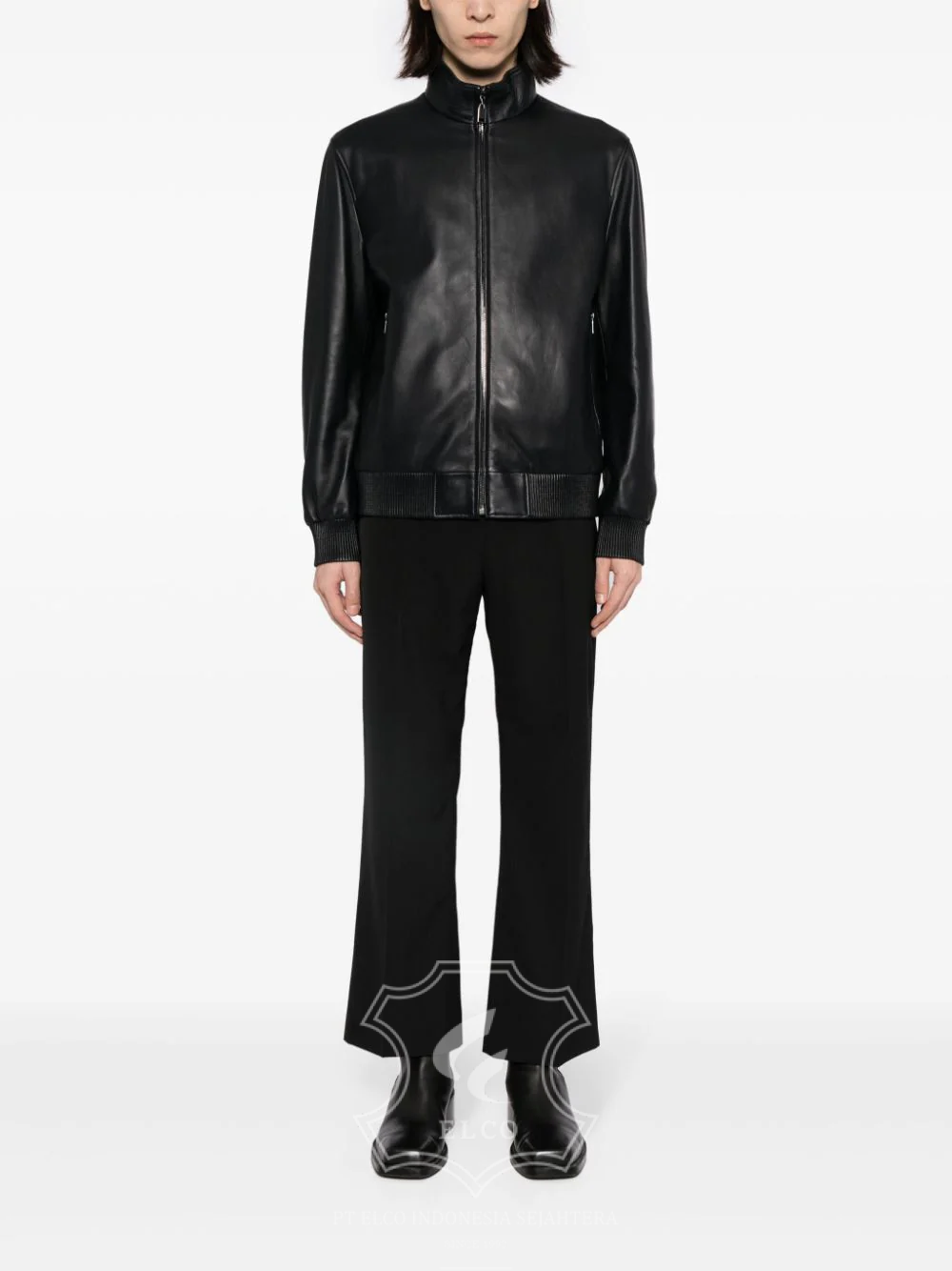 Jaket Kulit Pria Desain Bomber - PCB 434 - Gambar 2