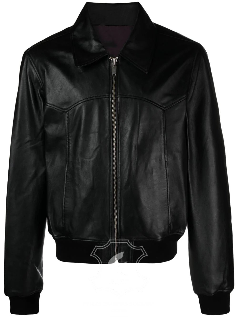 Jaket Kulit Pria Desain Bomber - PCB 443