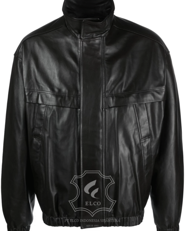 Jaket Kulit Pria Desain Bomber - PCB 439