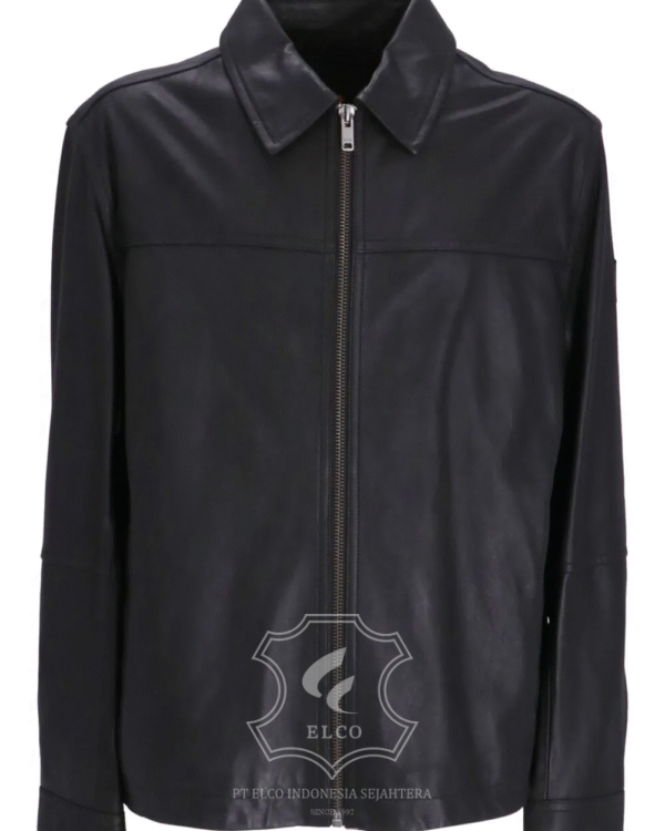 Jaket Kulit Pria Desain Formal - PF 417