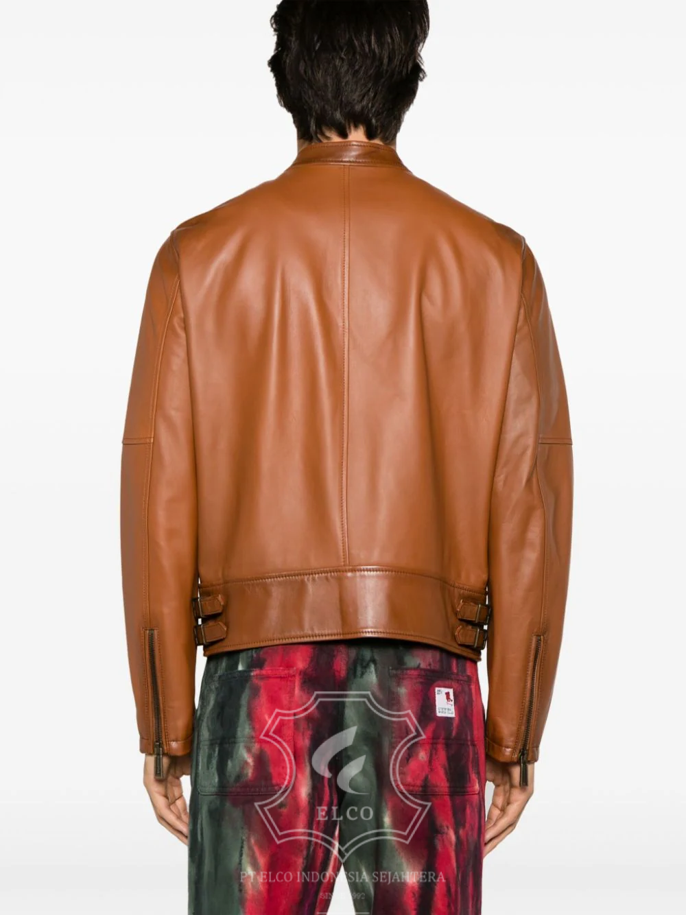 Jaket Kulit Pria Desain Casual - PC 424 - Gambar 4