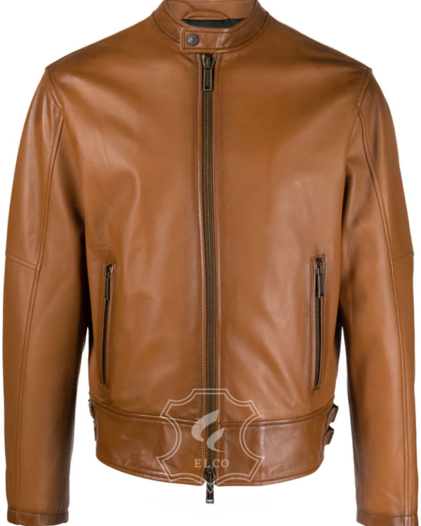 Jaket Kulit Pria Desain Casual - PC 424