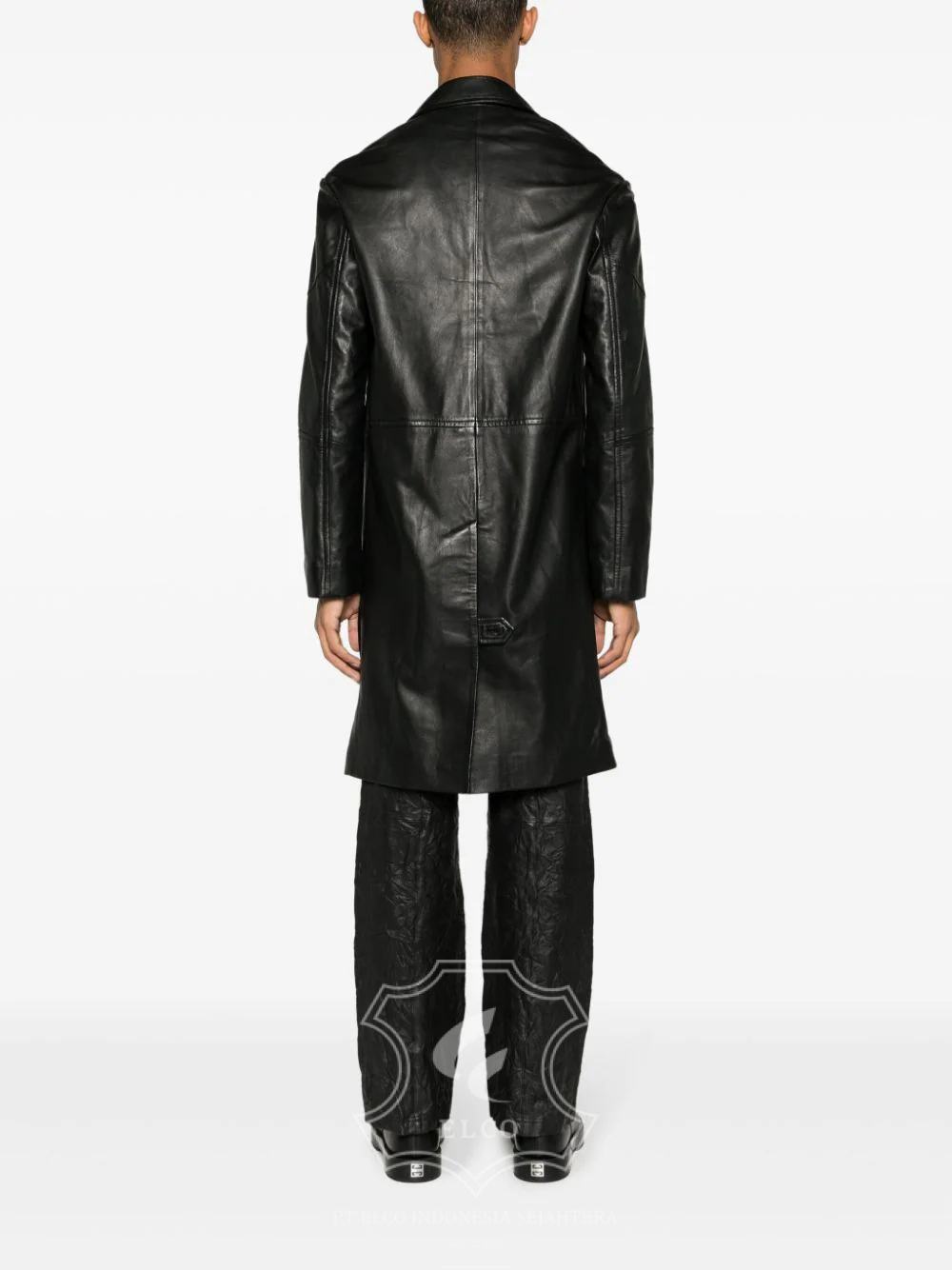 Jaket Kulit Pria Desain Jas - PJ 423 - Gambar 5