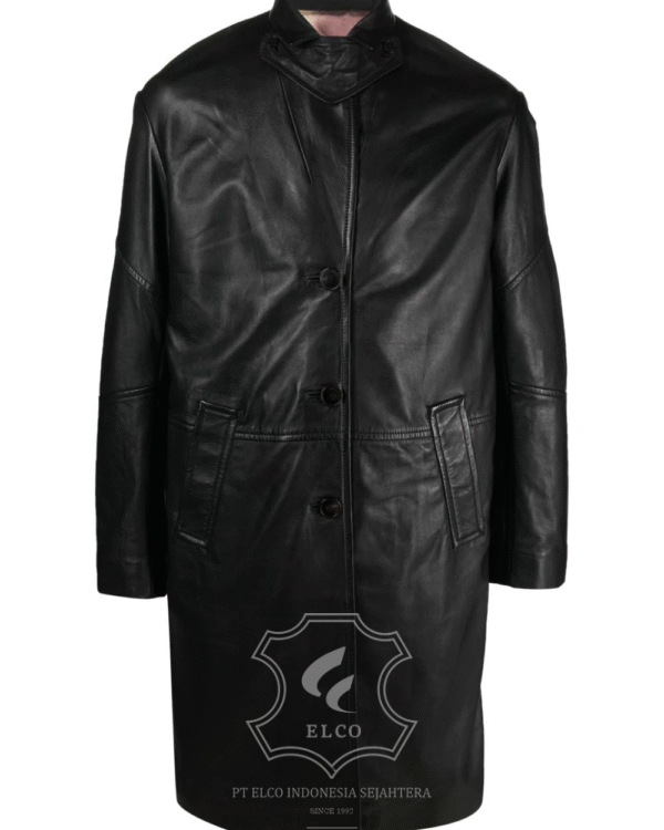 Jaket Kulit Pria Desain Jas - PJ 423