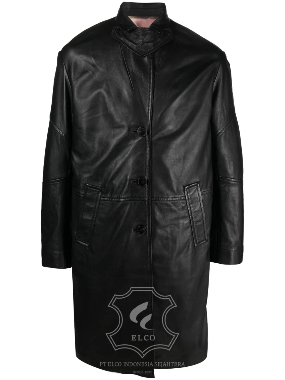 Jaket Kulit Pria Desain Jas - PJ 423