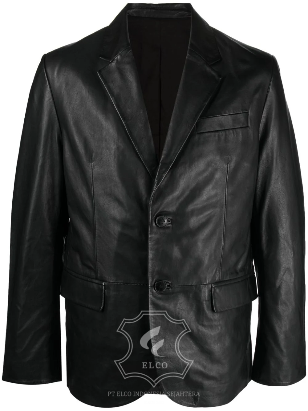 Jaket Kulit Pria Desain Jas - PJ 419