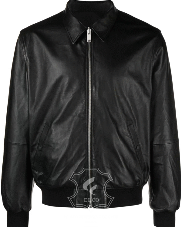 Jaket Kulit Pria Desain Bomber - PCB 456