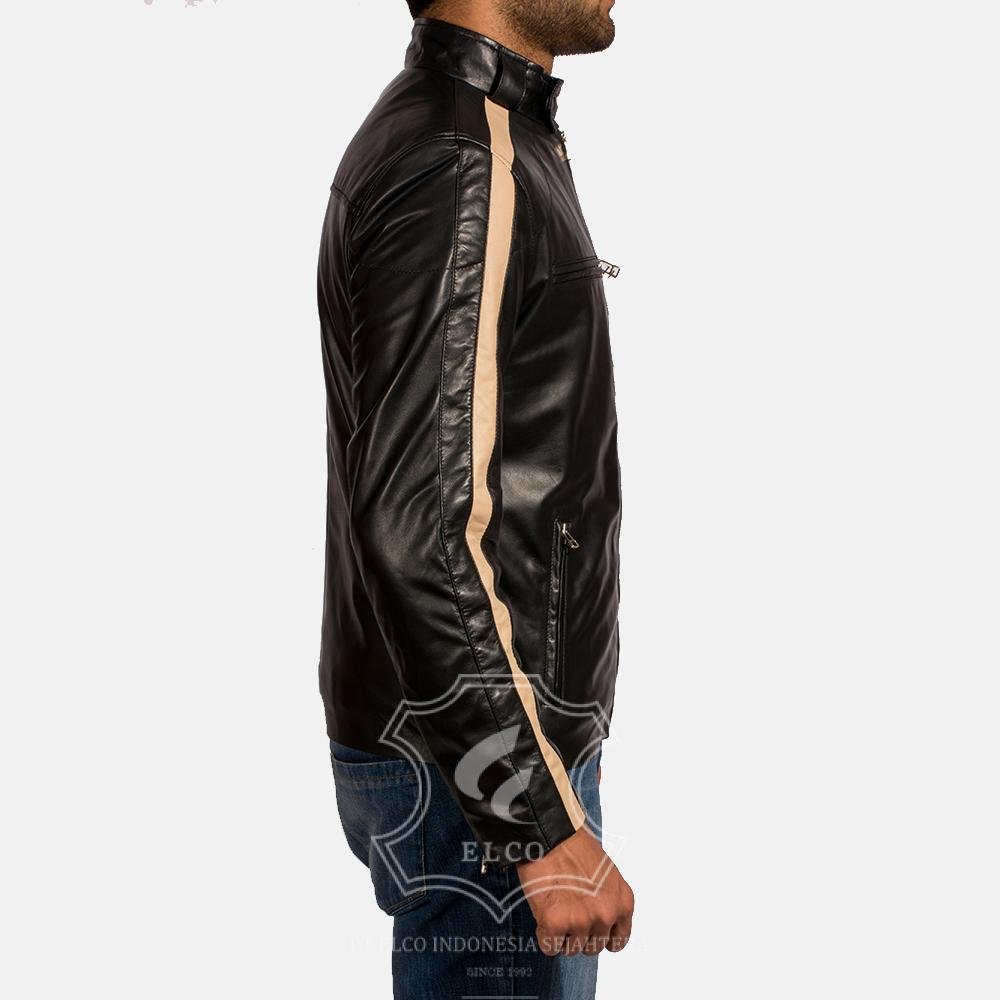 Jaket Kulit Pria Desain Casual - PC 414 - Gambar 5
