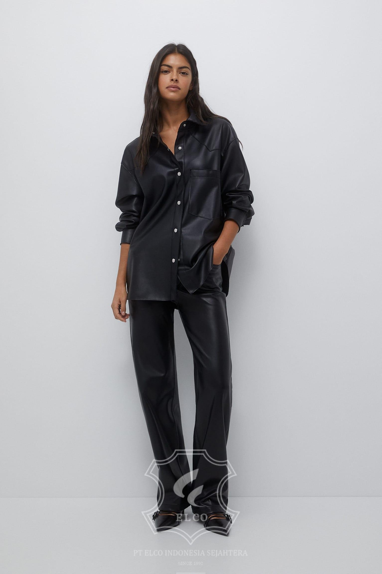 Jaket Kulit Wanita Desain Formal - WF 421 - Gambar 2