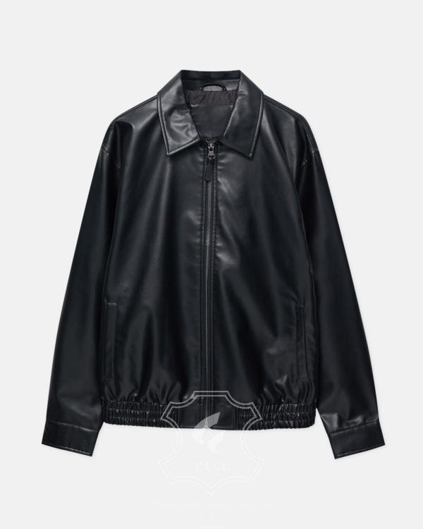 Jaket Kulit Pria Desain Bomber - PCB 463