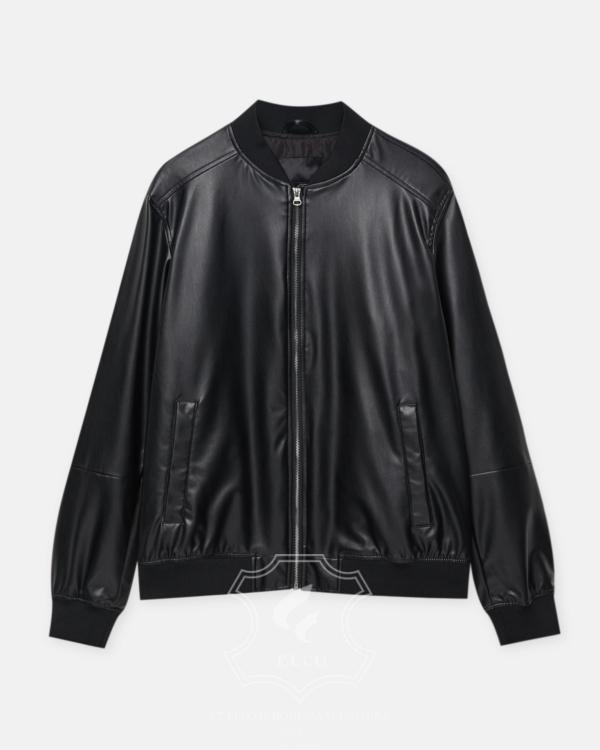 Jaket Kulit Pria Desain Bomber - PCB 462