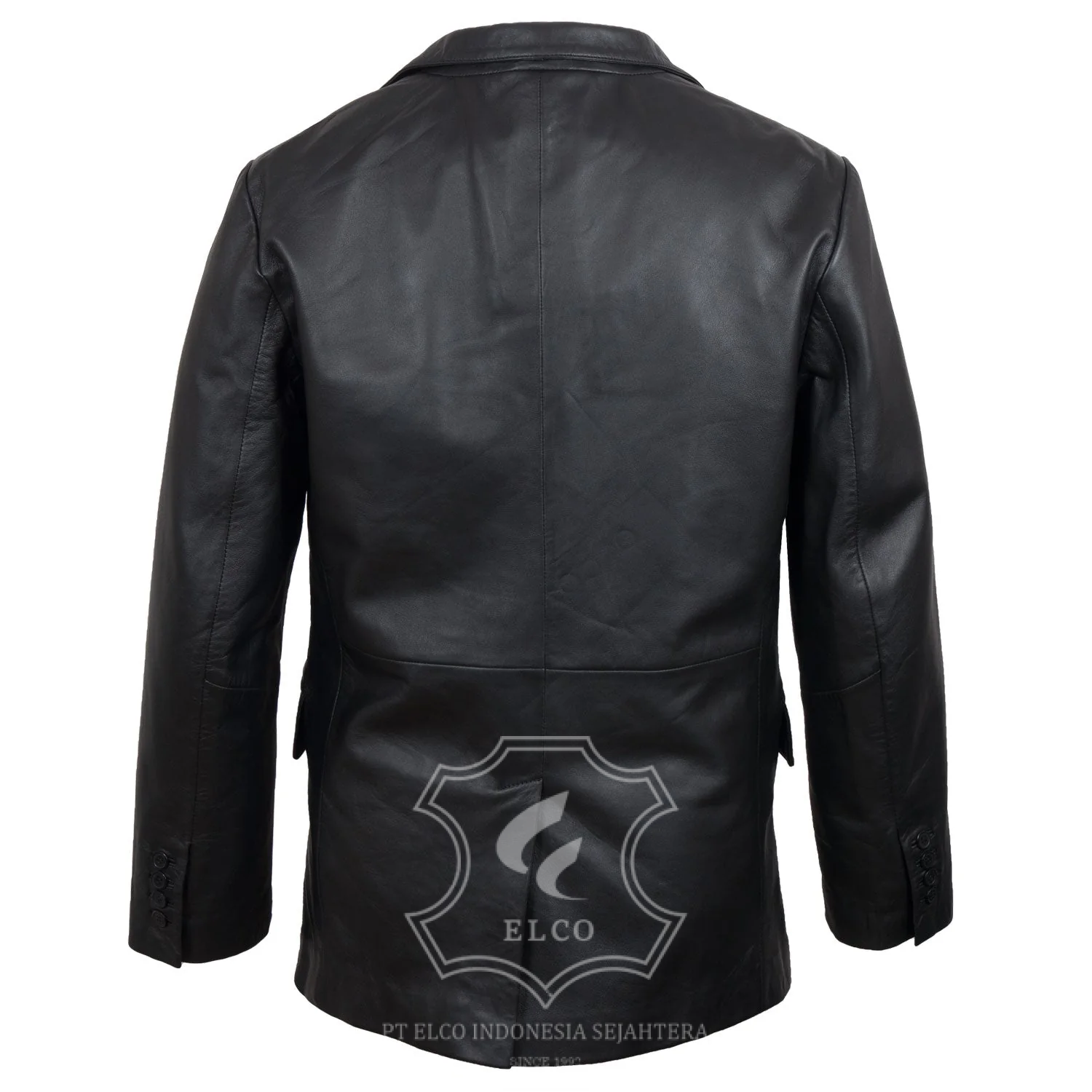 Jaket Kulit Pria Desain Jas - PJ 450 - Gambar 2