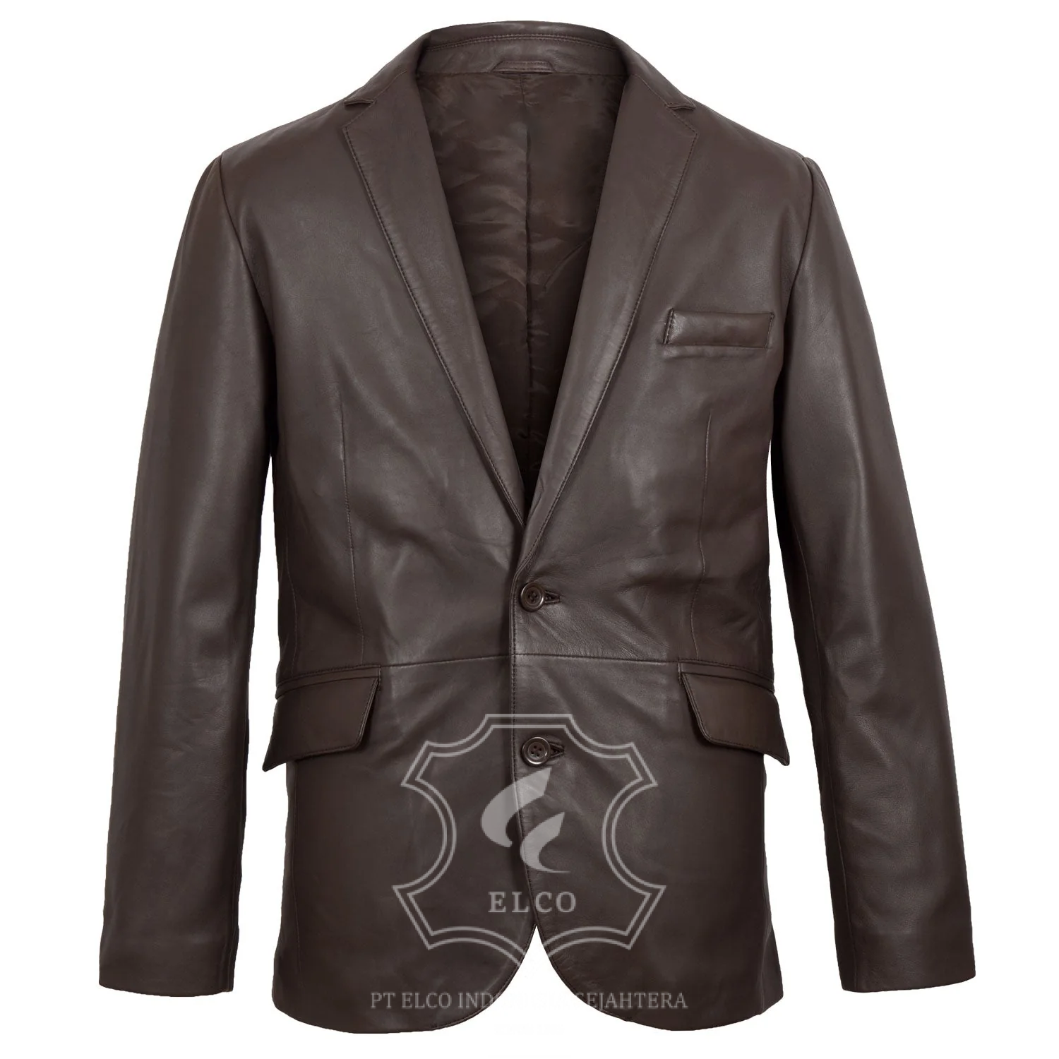 Jaket Kulit Pria Desain Jas - PJ 451